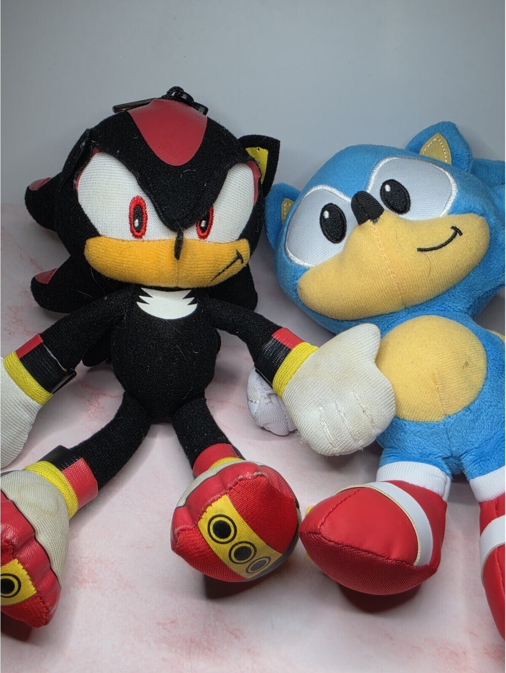Sonic & Shadow Plush Lot Toy Factory Sega Stuffed Animal